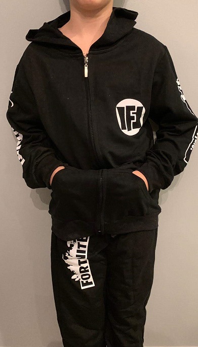 Black2 Fortnite Battle Royale Graphic Hoodies