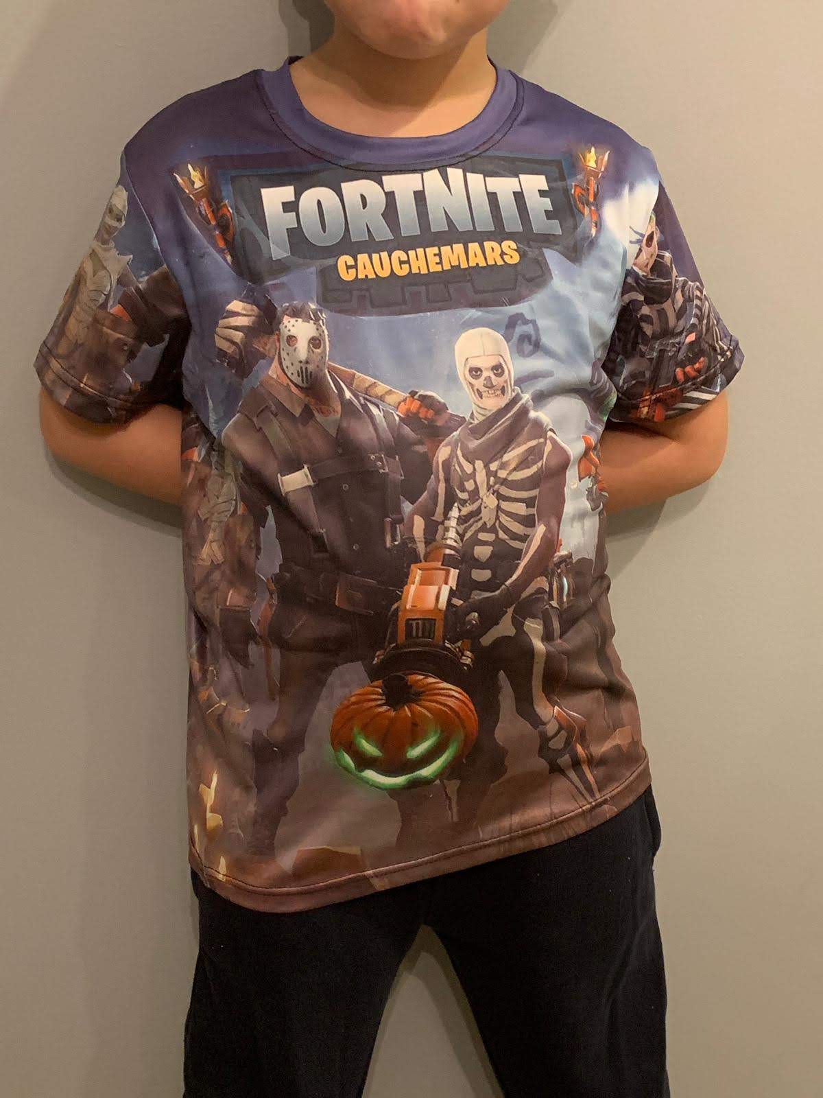 Halloween2 Fortnite Battle Royale Graphic T-Shirt